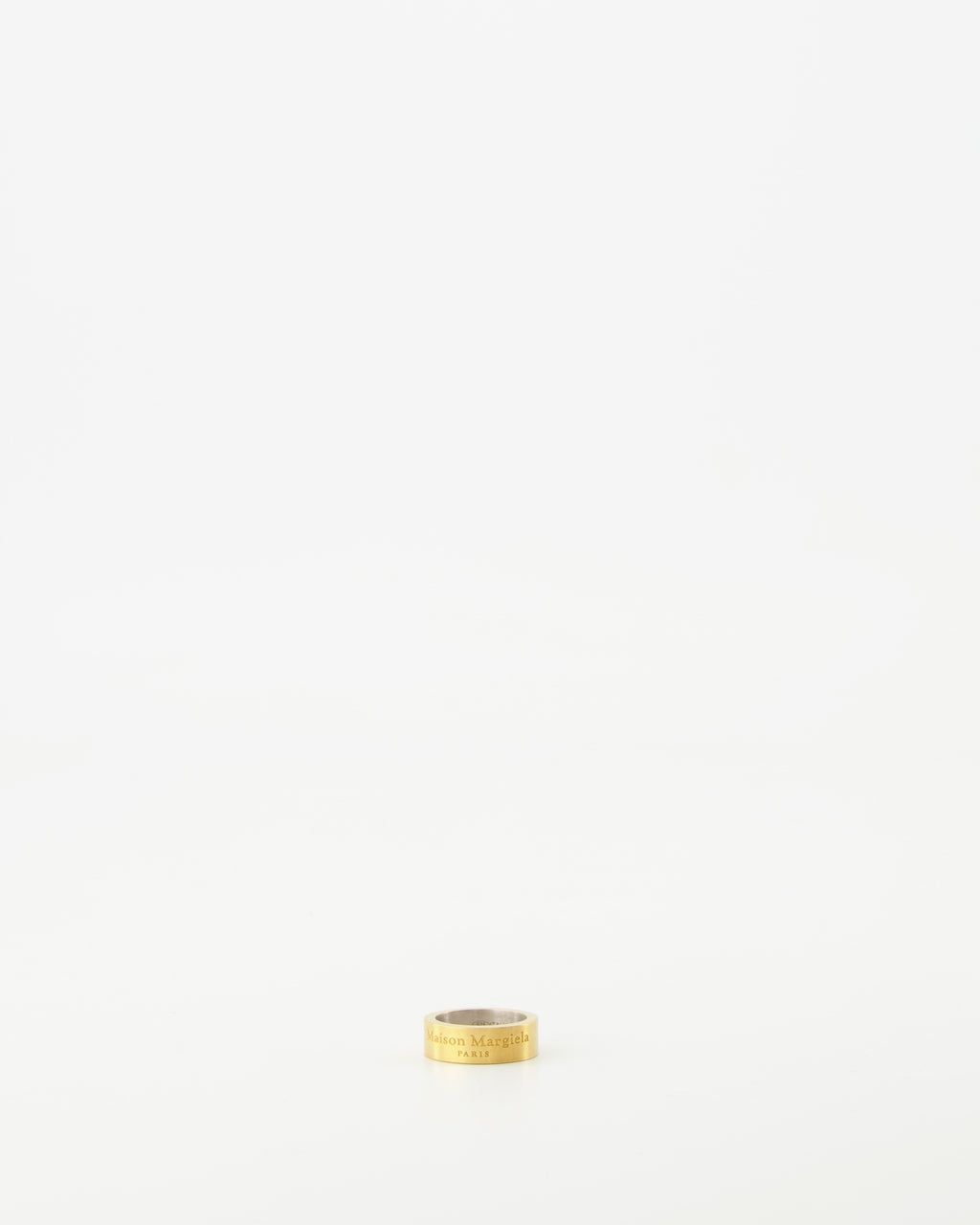 Bijoux Bague gravée Maison Margiela Doré Femme