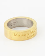 Bijoux Bague gravée Maison Margiela Doré Femme