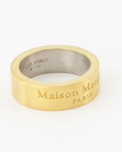 Bijoux Bague gravée Maison Margiela Doré Femme