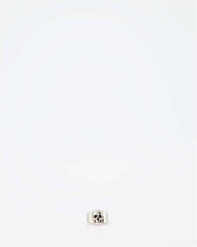 Gioielli Bague Skull Alexander McQueen Argento Homme