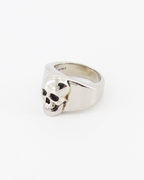 Gioielli Bague Skull Alexander McQueen Argento Homme