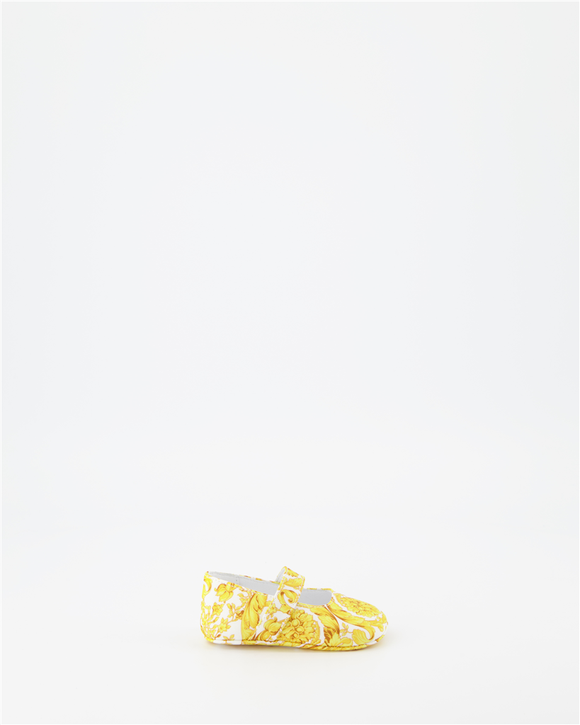 Chaussures Ballerines Barocco Versace Doré Enfants