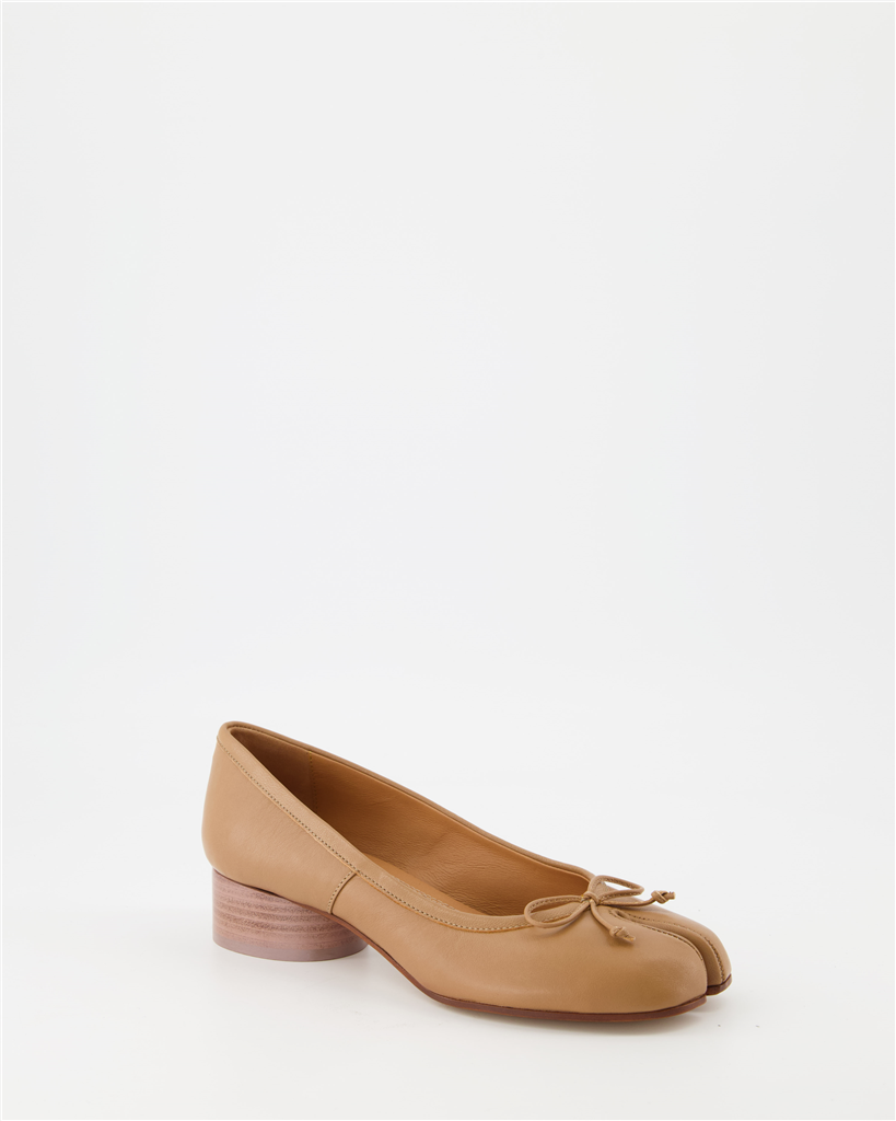 Chaussures plates Ballerines Tabi Maison Margiela Beige Femme