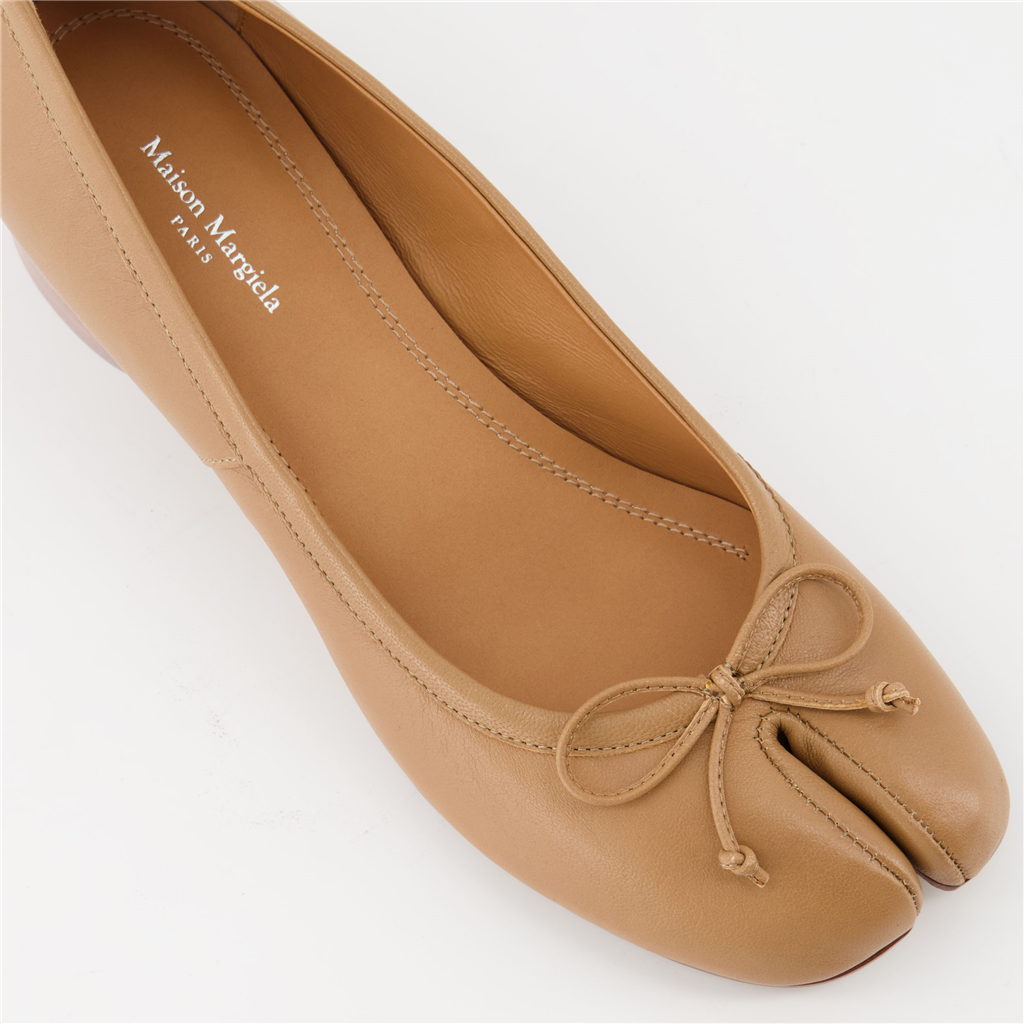 Chaussures plates Ballerines Tabi Maison Margiela Beige Femme