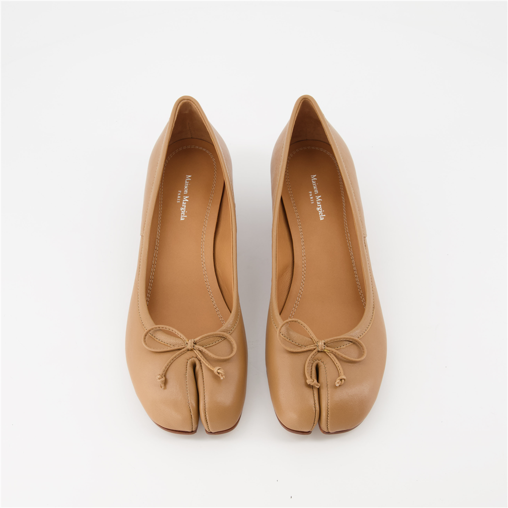Chaussures plates Ballerines Tabi Maison Margiela Beige Femme