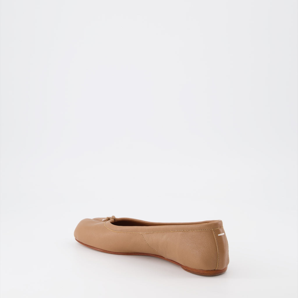 Flache schuhe Ballerines Tabi Maison Margiela Braun Femme