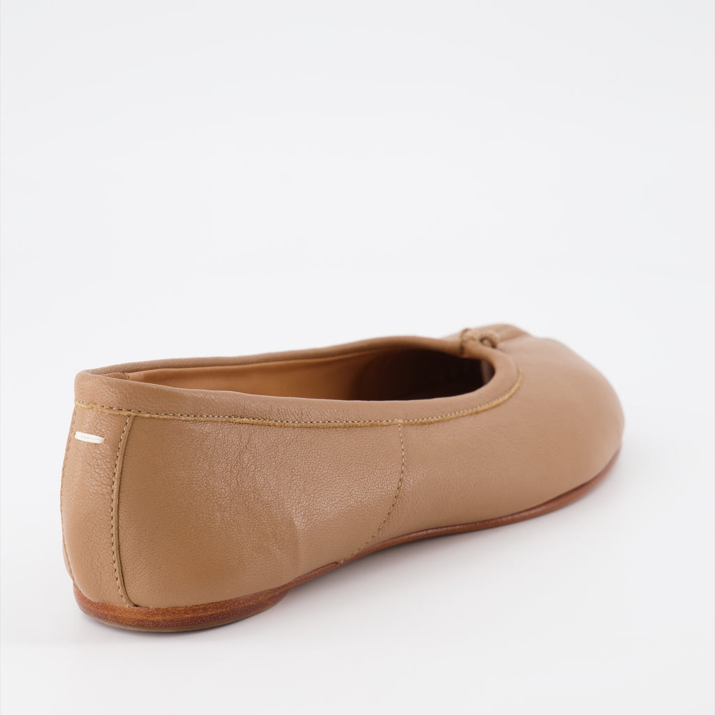 Flache schuhe Ballerines Tabi Maison Margiela Braun Femme