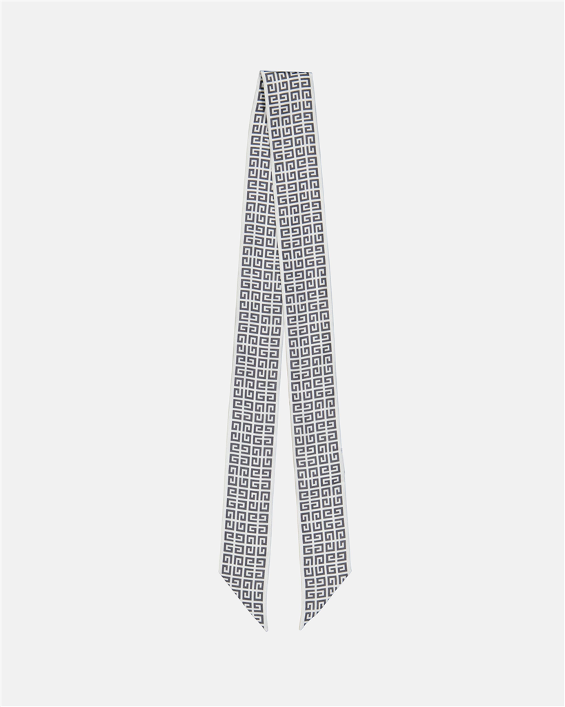 Écharpes, foulards et gants Bandeau 4G en soie Givenchy Gris Femme