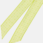 Lenços e luvas Bandeau 4G en soie Givenchy Verde Femme