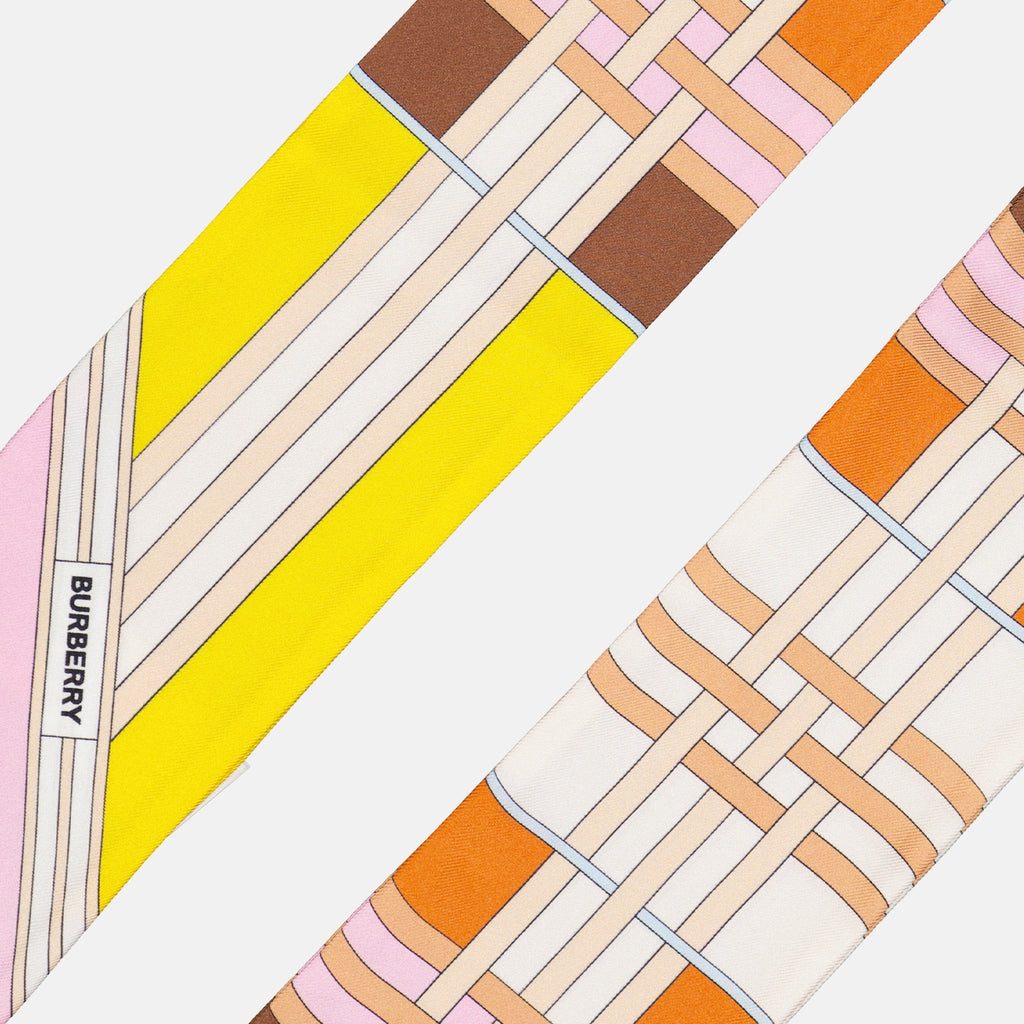 Écharpes, foulards et gants Foulard Check abstrait Burberry Multicolore Femme