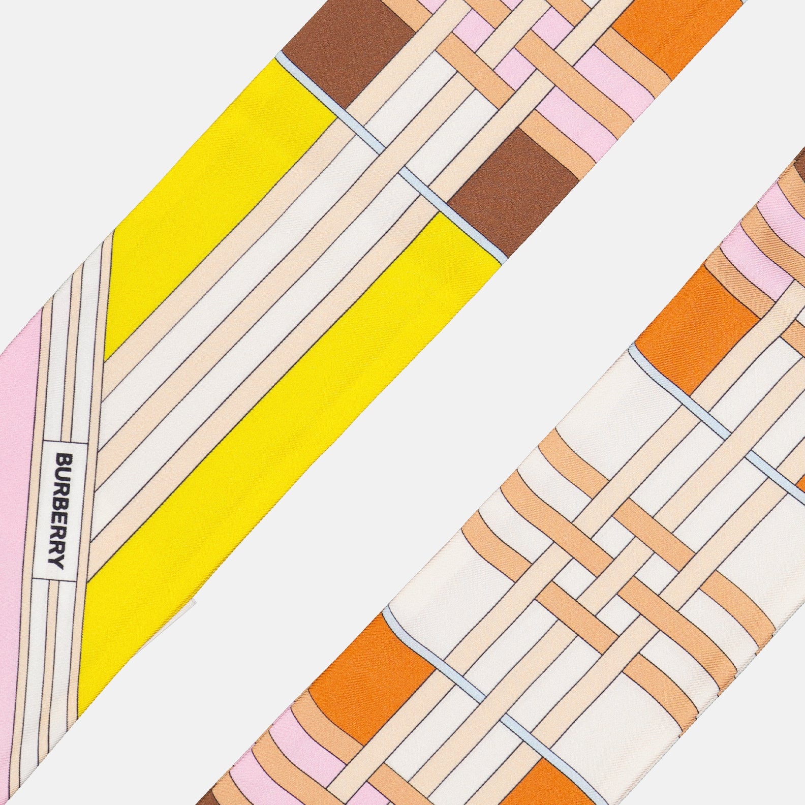 Écharpes, foulards et gants Foulard Check abstrait Burberry Multicolore Femme