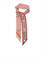 Scarves and gloves Silk headband Burberry Red Women