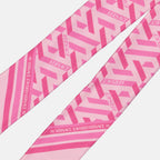 Écharpes, foulards et gants Bandeau La Greca Versace Rose Femme