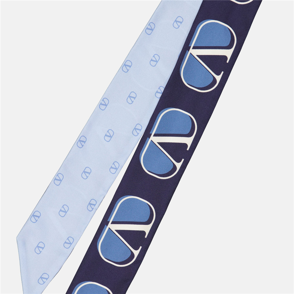 Écharpes, foulards et gants Bandeau VLogo Valentino Garavani Bleu Femme