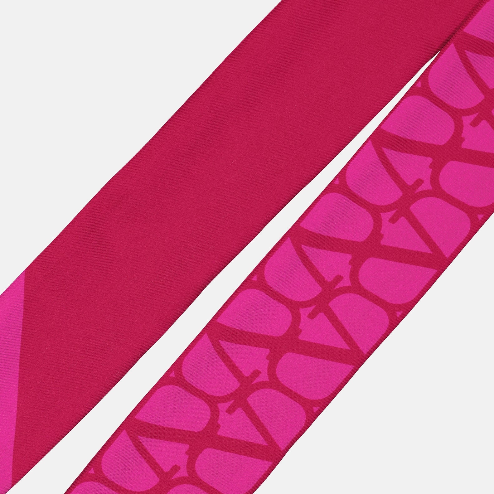 Écharpes, foulards et gants Bandeau VLogo en soie Valentino Garavani Rose Femme