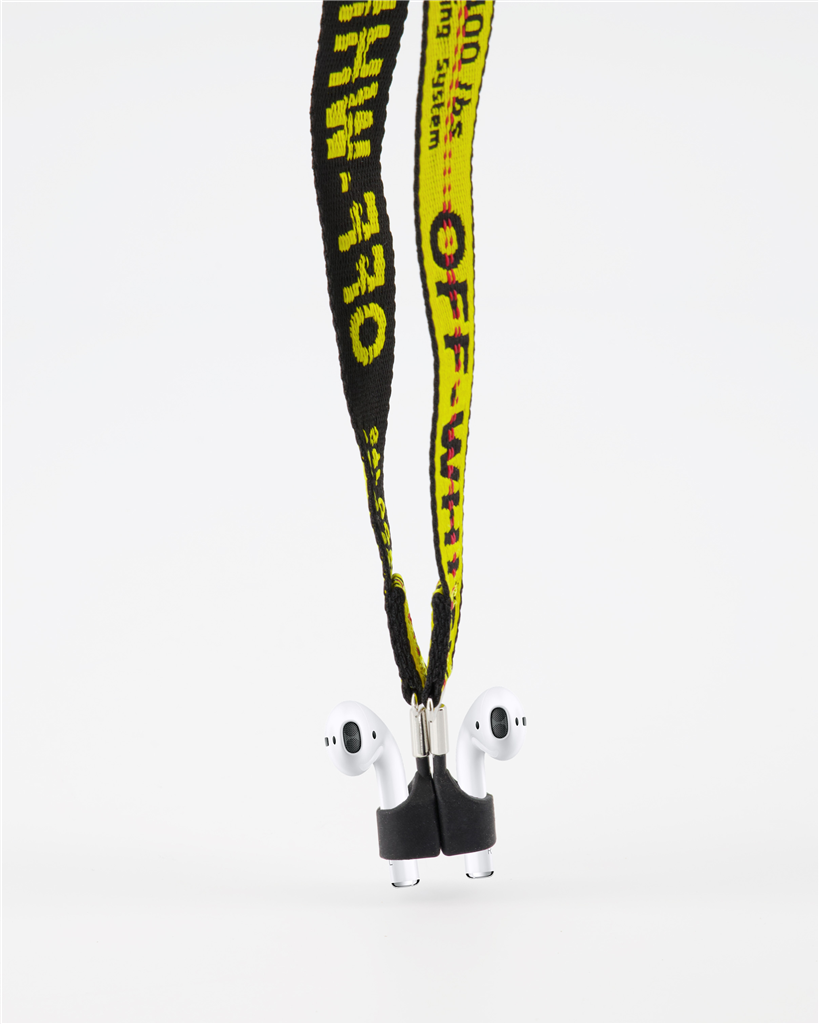 Lifestyle Bandoulière à Airpods Off-White Jaune Unisexe