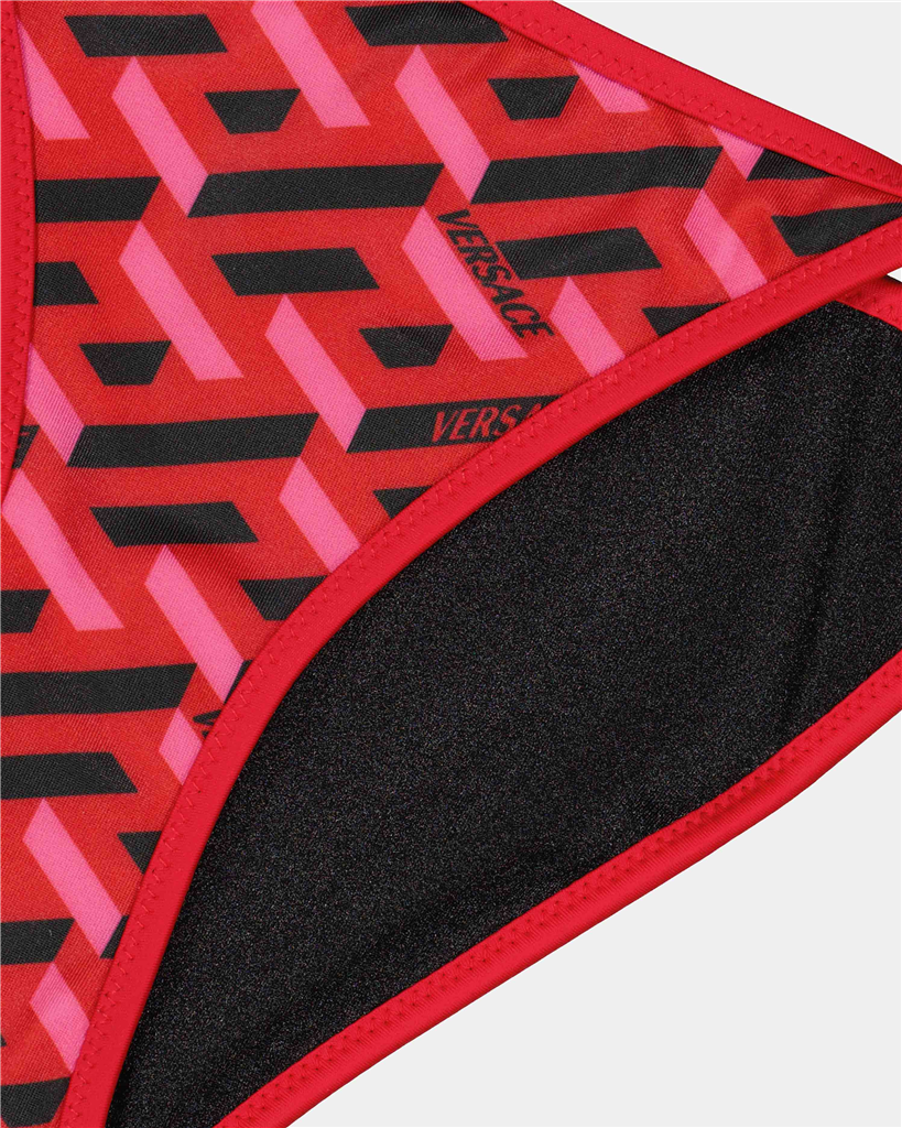 Beachwear Bas de bikini Greca Versace Rouge Femme