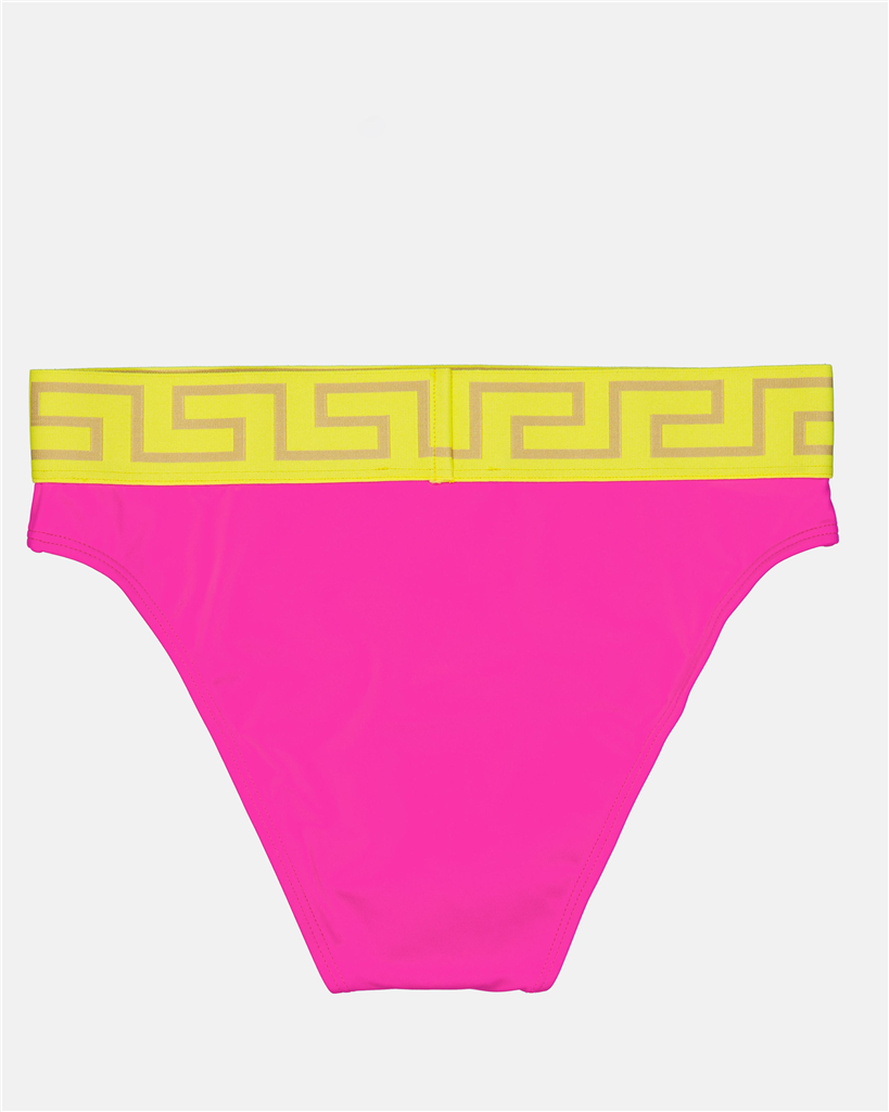Moda de playa Bas de bikini Medusa Greca Versace Rosa Femme