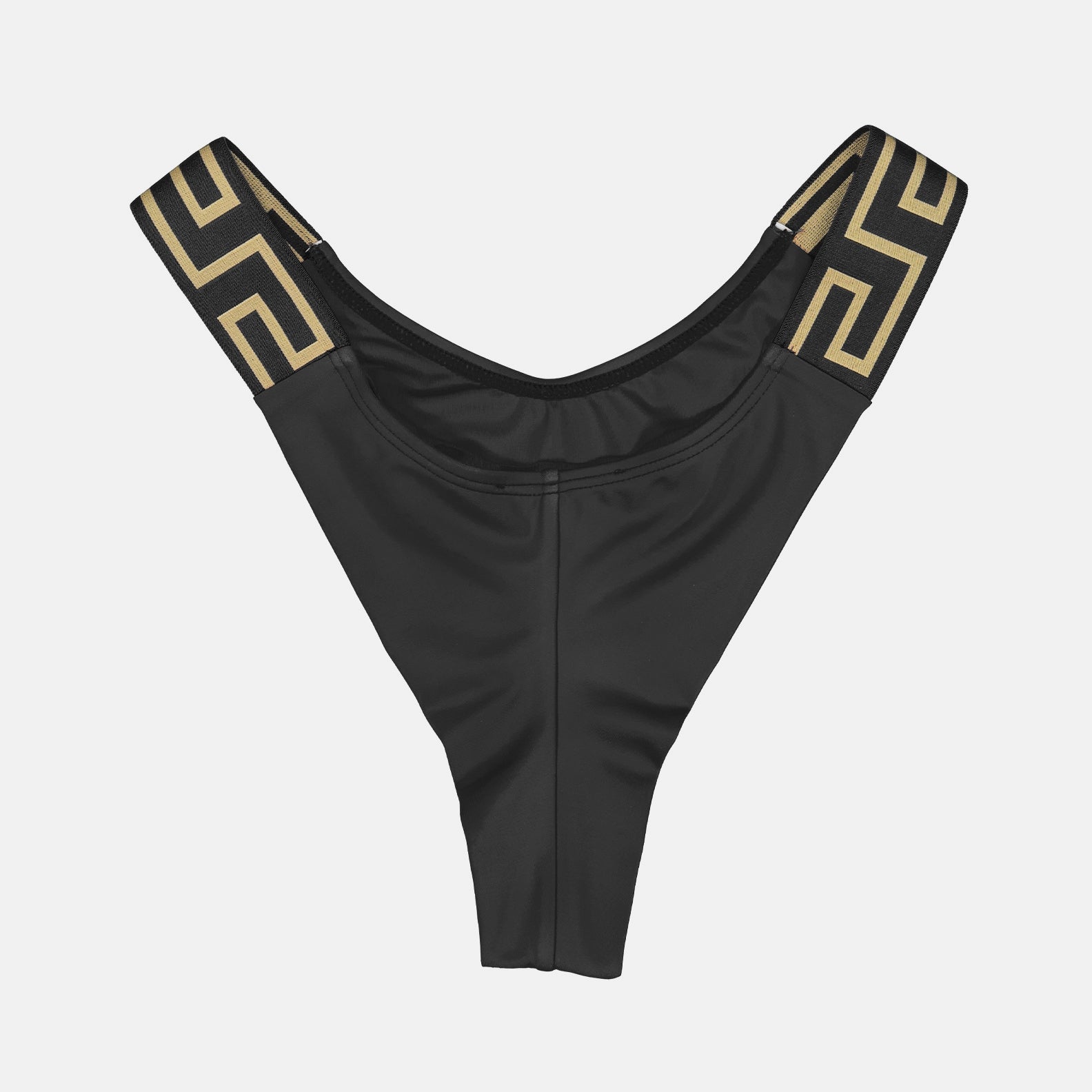 Beachwear Bas de bikini Greca Versace Noir Femme