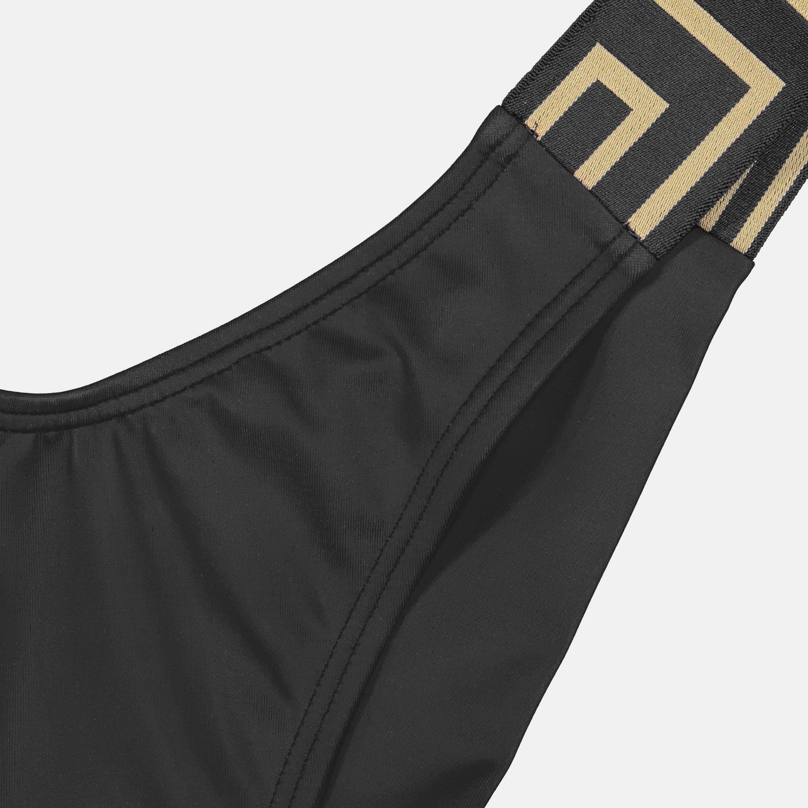 Beachwear Bas de bikini Greca Versace Noir Femme