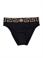 Strandmode Bikini Bottom Versace Schwarz Femme