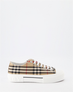 Chaussures de ville Baskets à carreaux Burberry Beige Homme