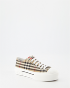 Baskets Baskets à carreaux Burberry Beige Femme