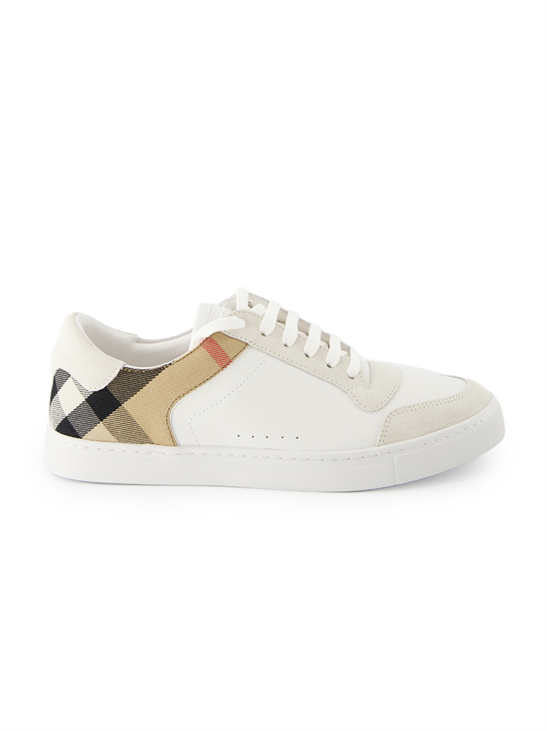 Sneaker Baskets à carreaux Burberry Weiß Homme