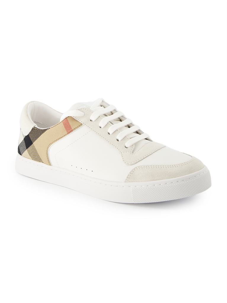 Sneaker Baskets à carreaux Burberry Weiß Homme