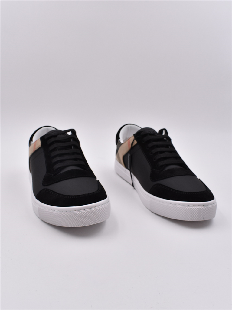 Baskets Baskets à carreaux Burberry Noir Homme