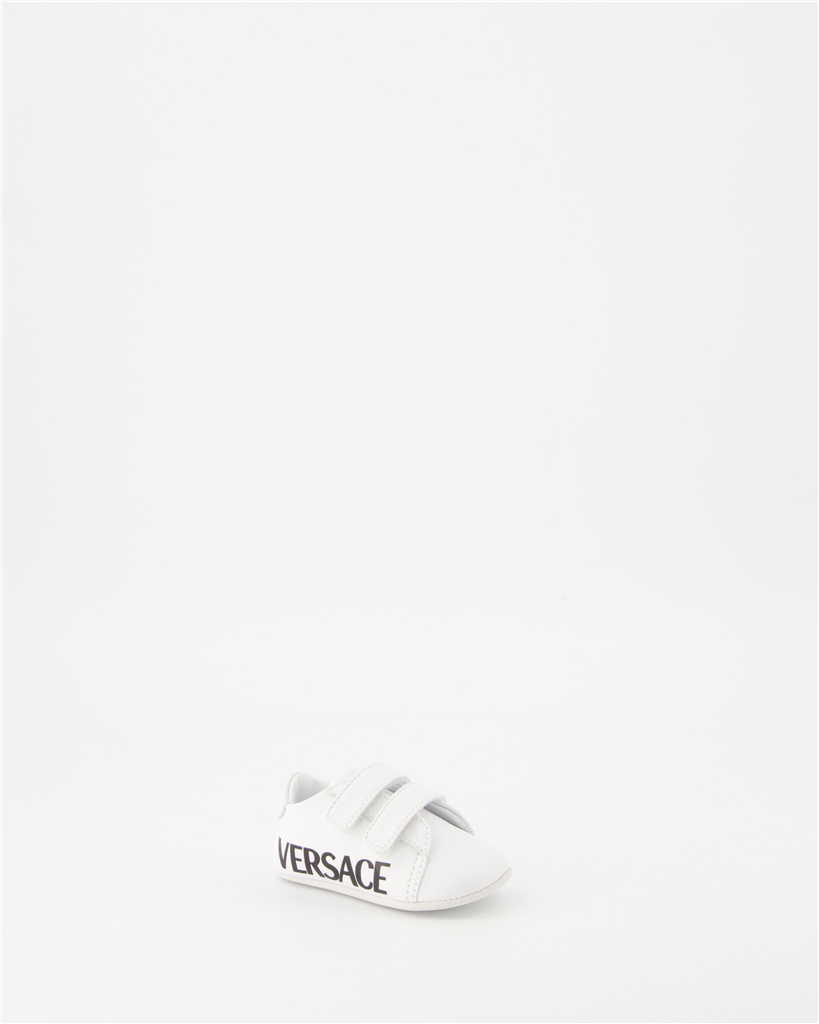 Bekleidung Baskets à logo Versace Weiß Kinder