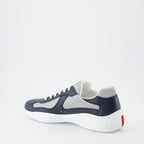 Baskets Baskets America's Cup Prada Bleu foncé Homme