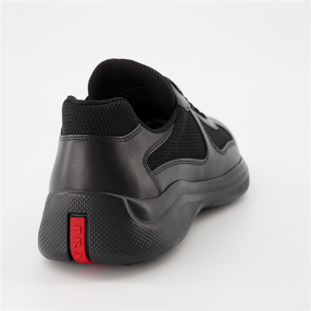 Baskets Baskets America's Cup Noir Linea Rossa Noir Homme