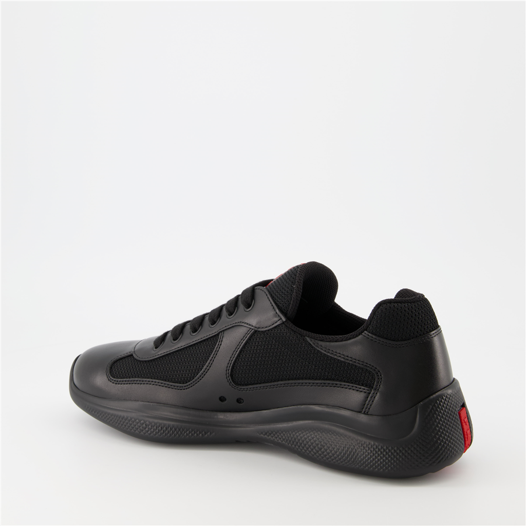 Baskets Baskets America's Cup Noir Linea Rossa Noir Homme