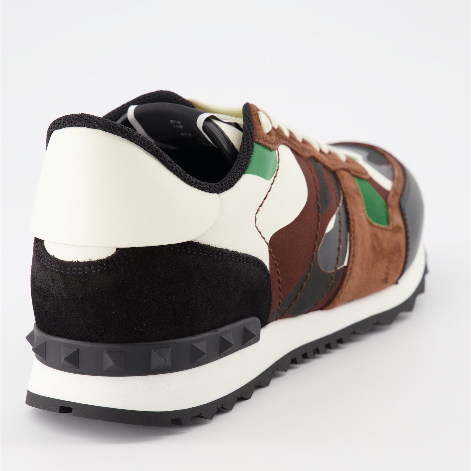 Baskets Baskets Camouflage Rockrunner Valentino Garavani Vert Homme