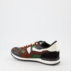 Baskets Baskets Camouflage Rockrunner Valentino Garavani Vert Homme