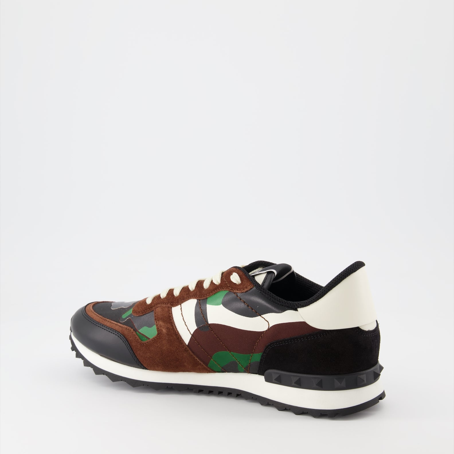 Baskets Baskets Camouflage Rockrunner Valentino Garavani Vert Homme