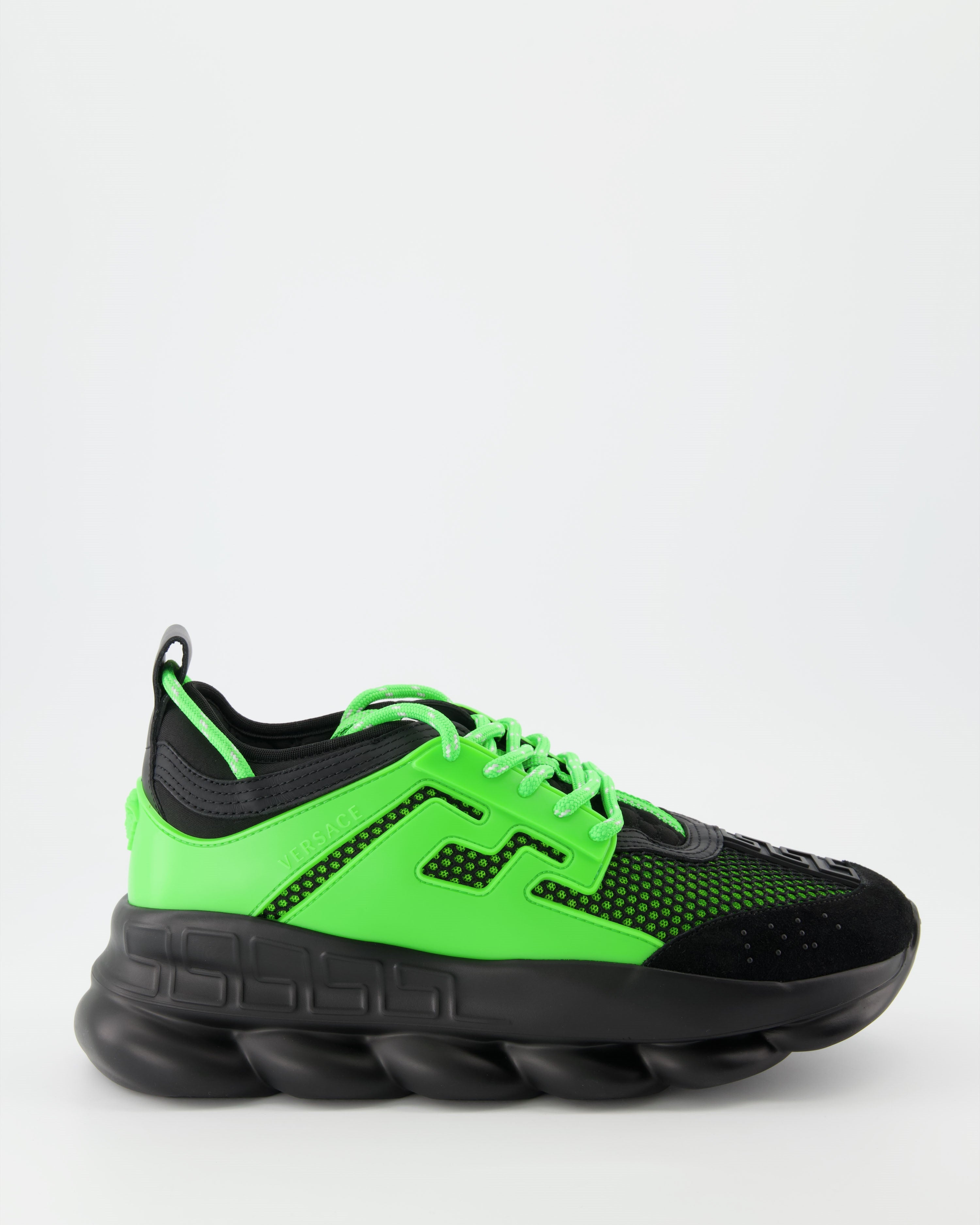 Baskets Baskets Chain Reaction Versace Vert Homme