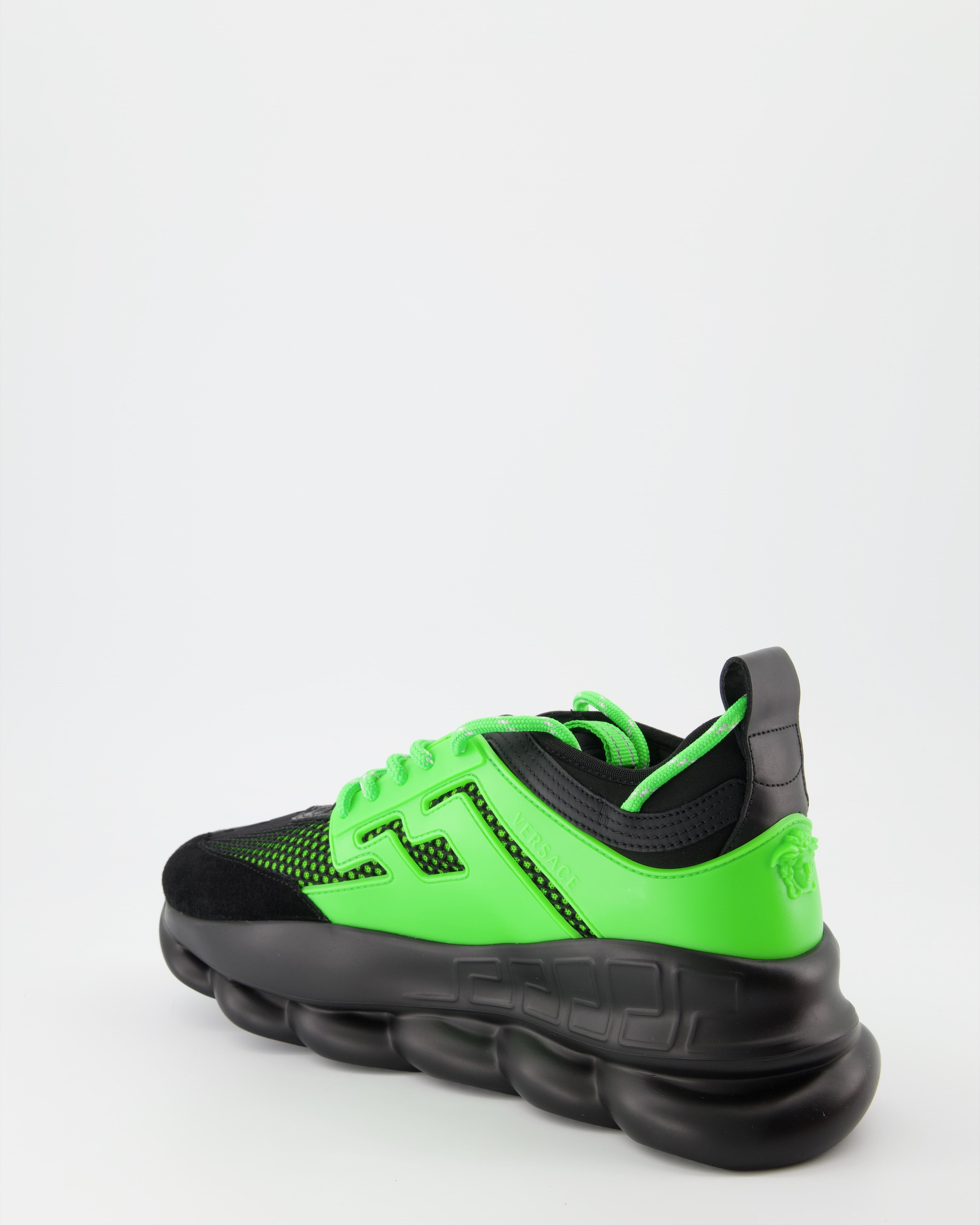 Baskets Baskets Chain Reaction Versace Vert Homme