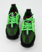 Baskets Baskets Chain Reaction Versace Vert Homme