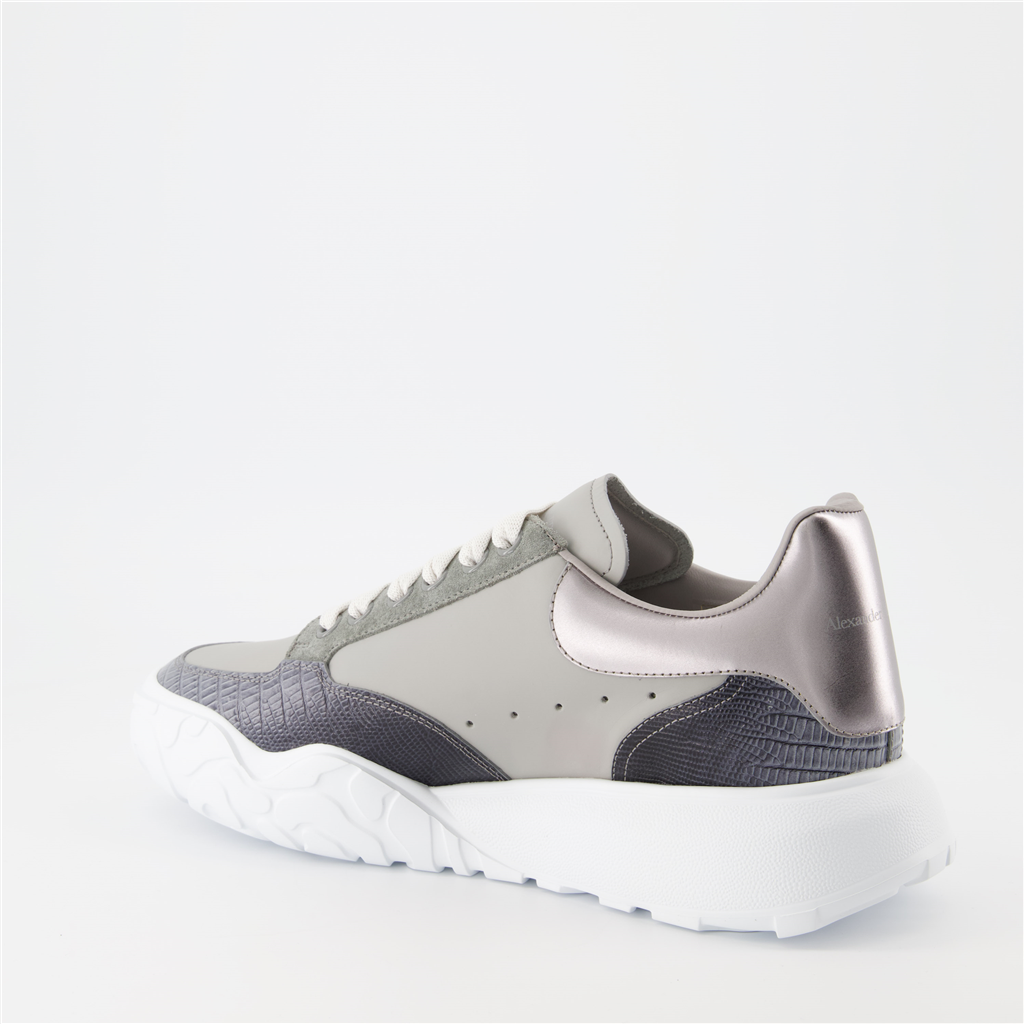 스니커즈 Baskets Court Trainer Alexander McQueen 회색 Homme