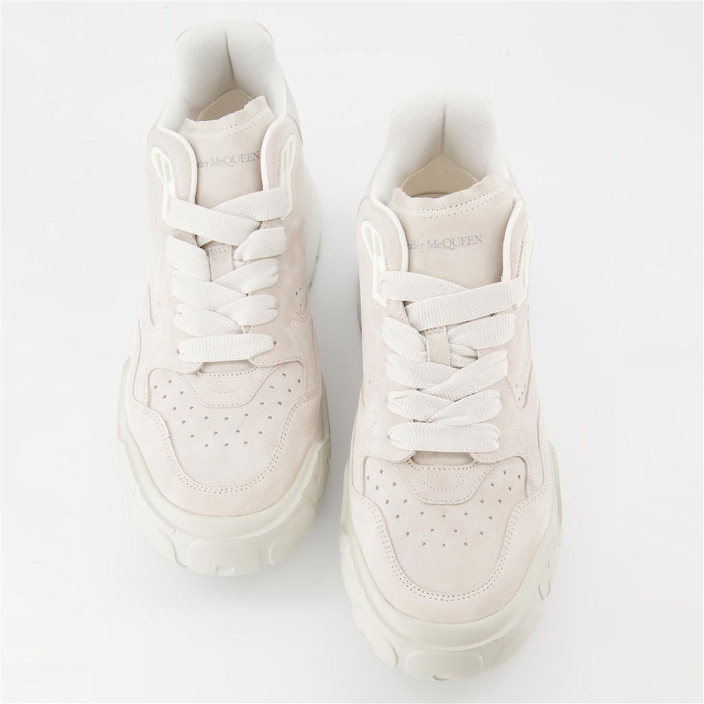 스니커즈 Baskets Court Trainer Alexander McQueen 베이지 Homme