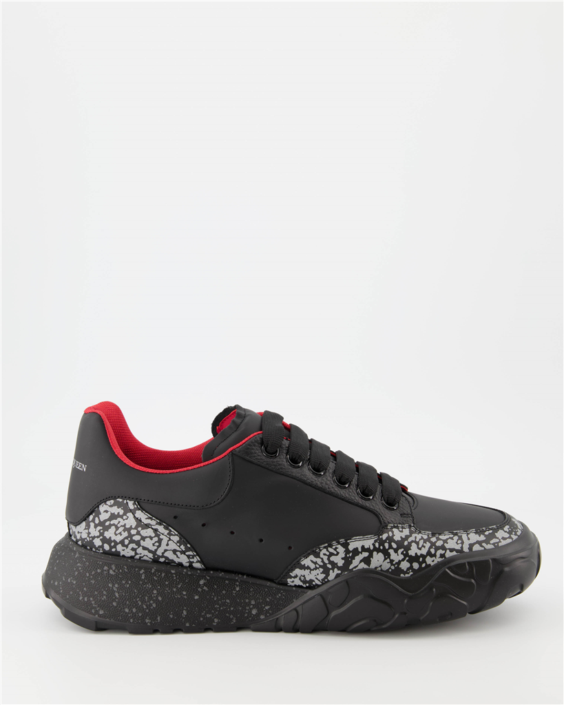 스니커즈 Baskets Court Trainer Alexander McQueen 검은색 Homme