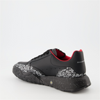 스니커즈 Baskets Court Trainer Alexander McQueen 검은색 Homme