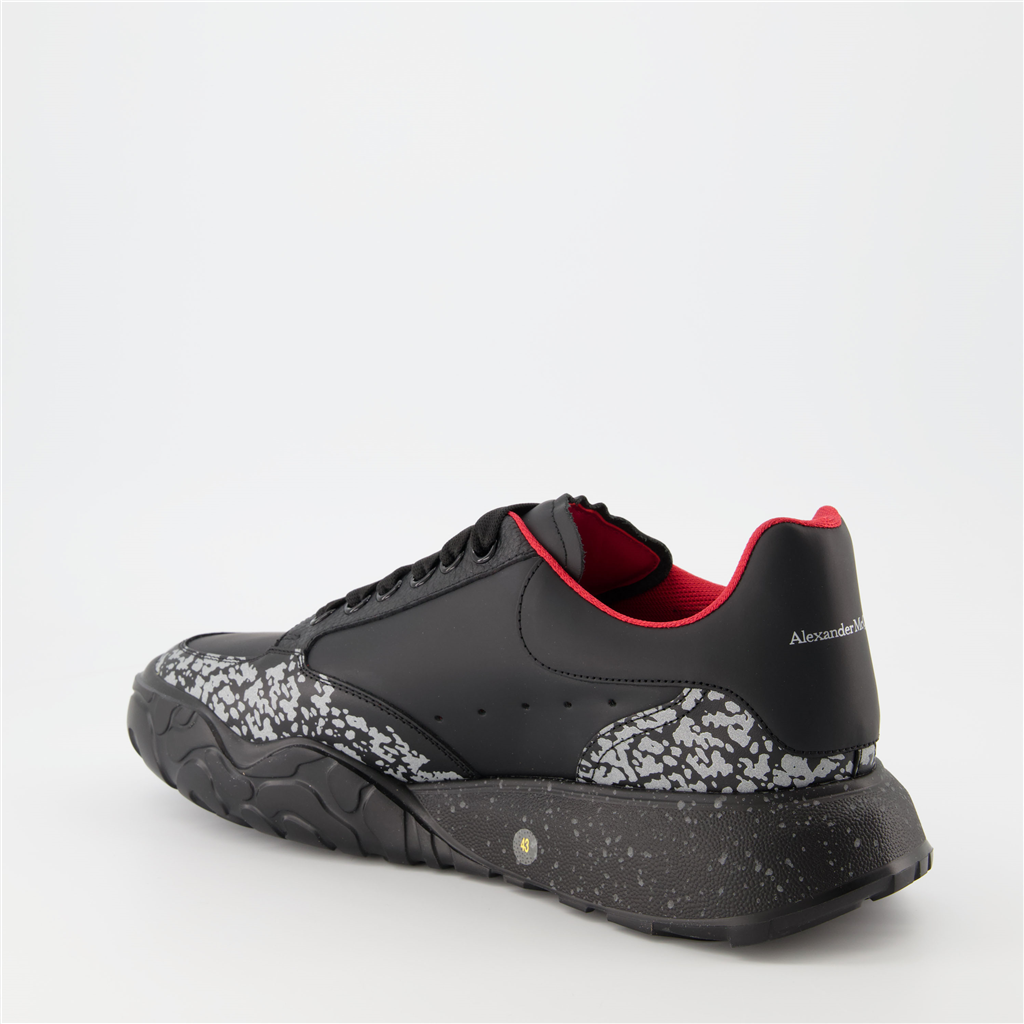 스니커즈 Baskets Court Trainer Alexander McQueen 검은색 Homme