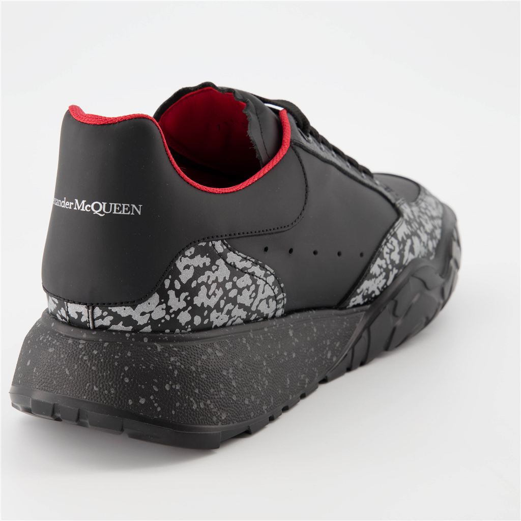 스니커즈 Baskets Court Trainer Alexander McQueen 검은색 Homme