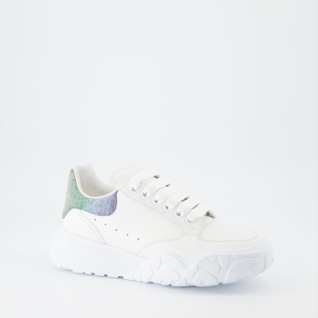스니커즈 Baskets Court Trainer Alexander McQueen 하얀색 Femme