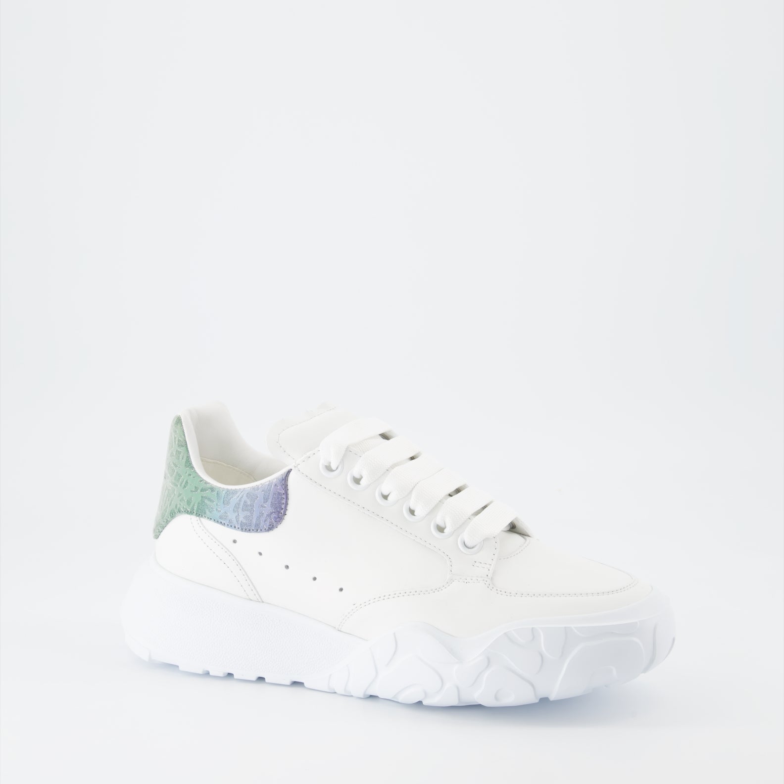 스니커즈 Baskets Court Trainer Alexander McQueen 하얀색 Femme