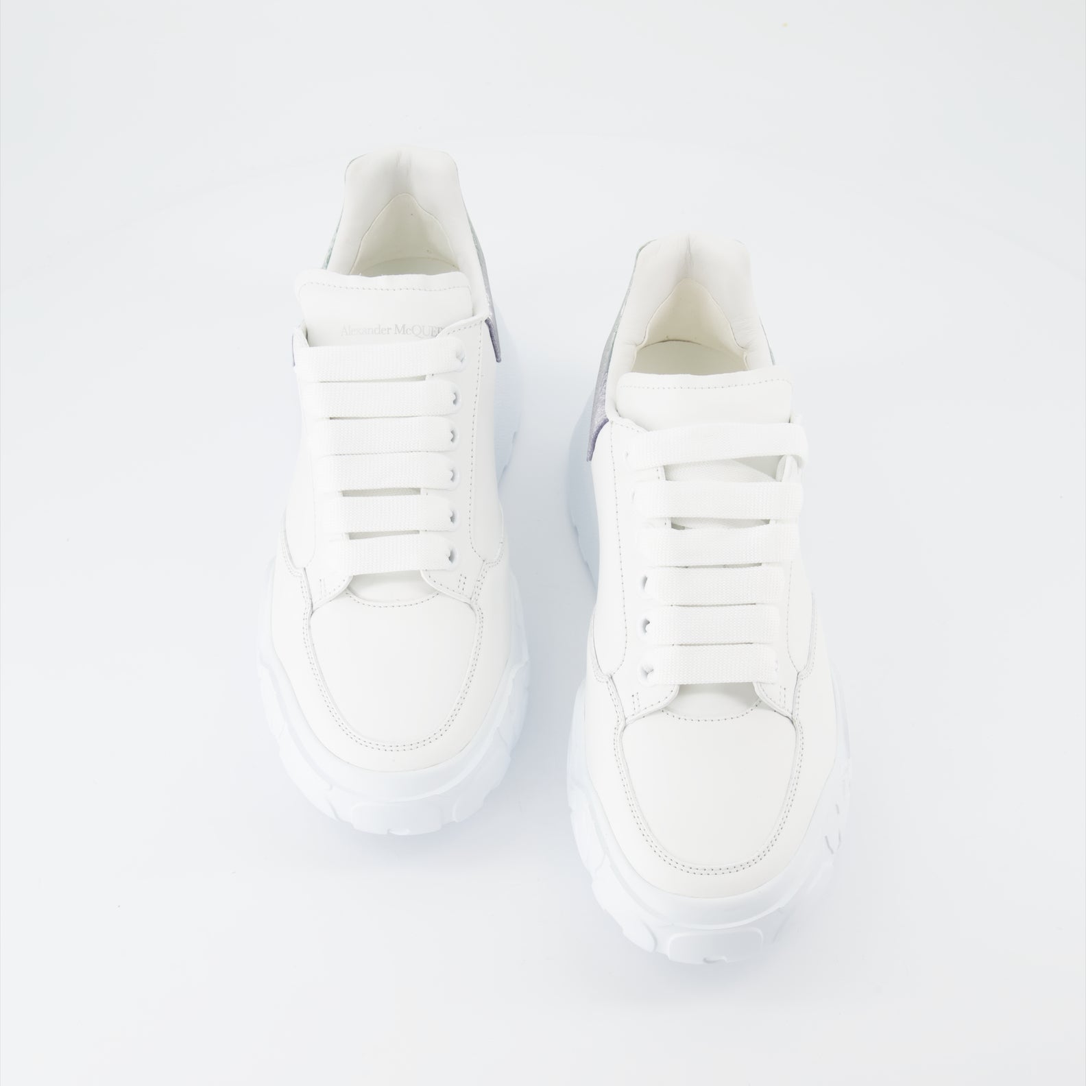 스니커즈 Baskets Court Trainer Alexander McQueen 하얀색 Femme