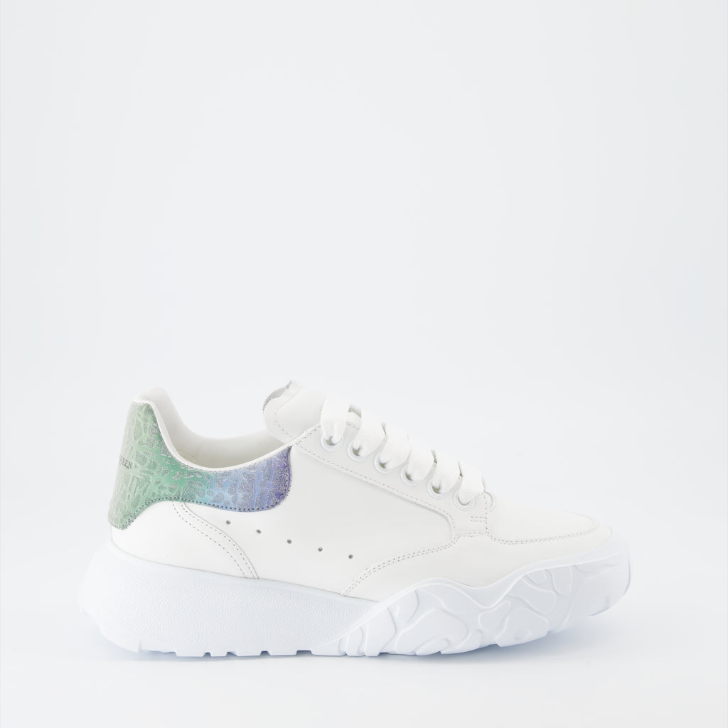 스니커즈 Baskets Court Trainer Alexander McQueen 하얀색 Femme